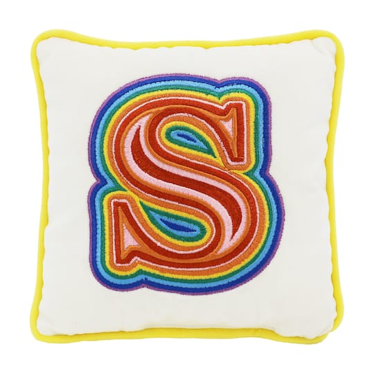 Monogram S Pillow by Ashland&#xAE;
